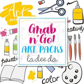 Grab N Go Art Kits Ladeeda