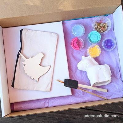 Unicorn Paint Box for Kids and Adults